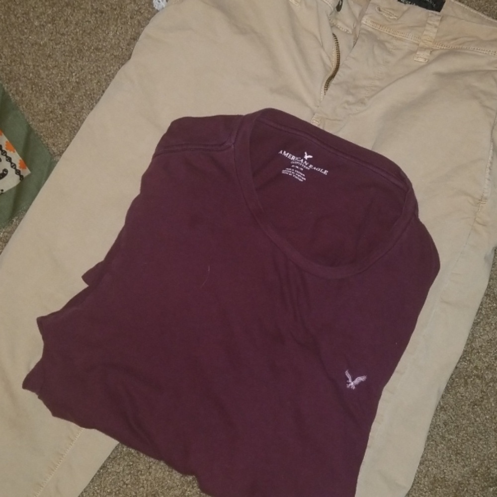 American Eagle Jean's + Shirt